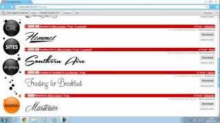 como baixar fonts pelo dafont.com