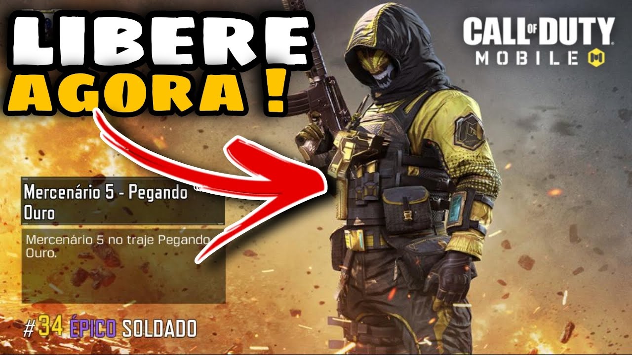 FAÇA RÁPIDO esse evento para liberar O MERCENÁRIO 5 e MONTAR SUA SKIN ...