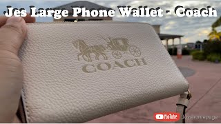 Coach-Jes Large Phone Wallet With Horse And Carriage #CoachOutlet #CoachPhoneWallet