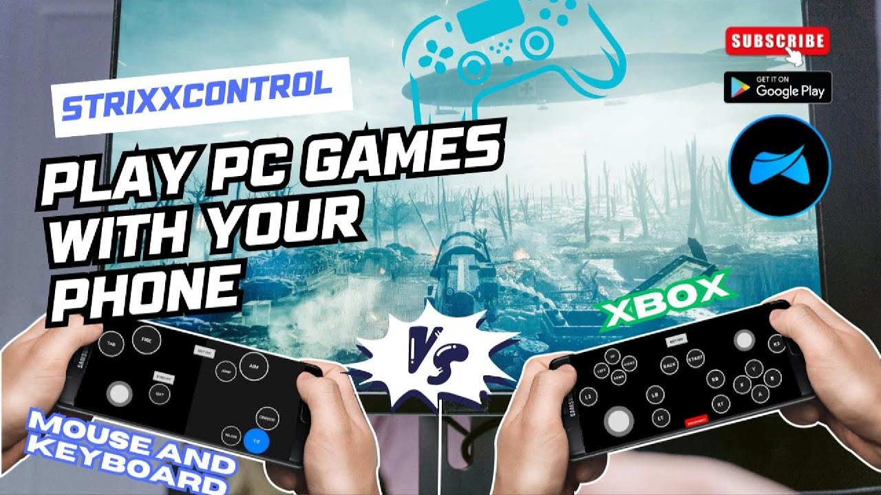 Strix Controls StrixXControl Setup Guide | Play PC Games with Your Phone! - YouTube