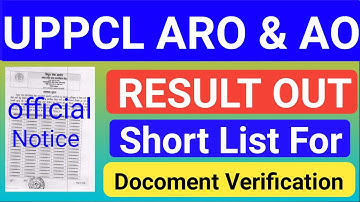 Uppcl Aro Result Out||Uppcl Ao Result Out 2021||Uppcl Aro Result Declared||Uppcl Ao Result Declared|