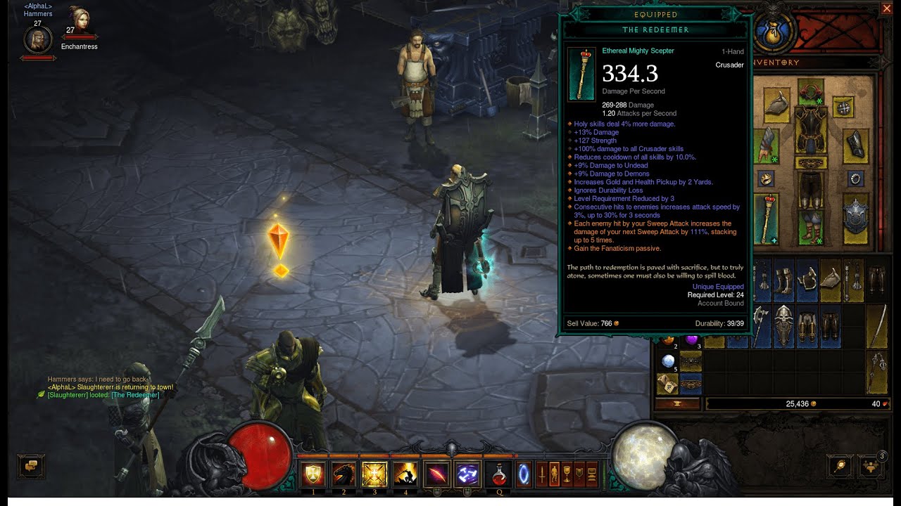 Diablo 3 - Season 24 - No Commentary - Crusader - Seeker of the Light - PC Leveling - 2