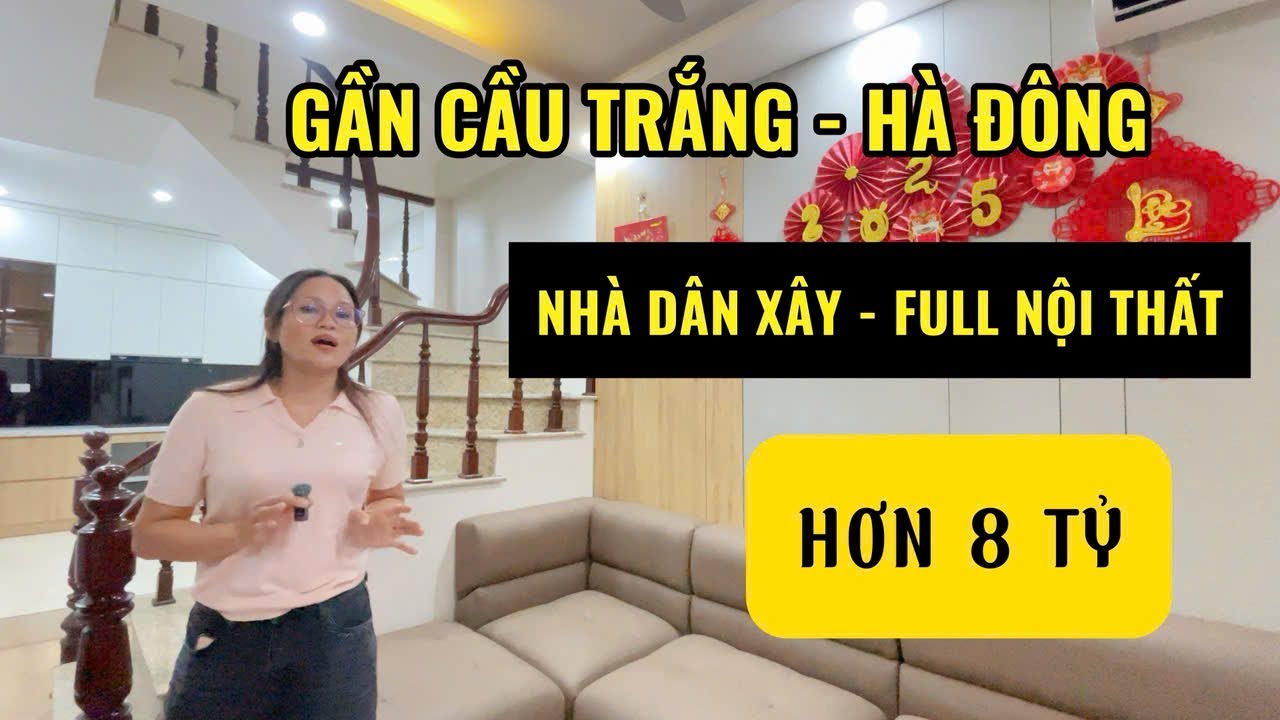🏡Bán nhà Mỗ Lao - Nhà dân xây full nội thất, Gần Cầu Trắng, ô tô gần chỉ hơn 8 tỷ - LH: 0964.709.386