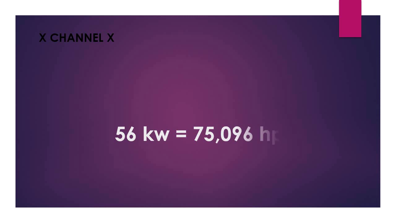 56 Kw To Hp YouTube