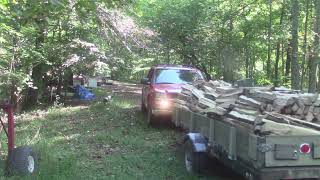 123   Moving the trailer load by GeezerInDaWoods 154 views 5 months ago 6 minutes, 49 seconds