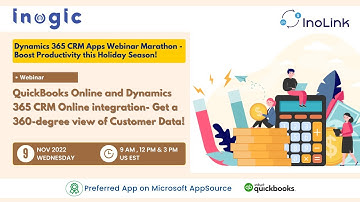 QuickBooks Online & Dynamics 365 CRM Online Integration - Get a 360-degree view of Customer Data!