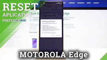 How to Restore App Settings Motorola Edge - Reset App Preferences