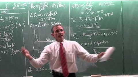 Lecture 32 (2014). Internal forced convection (6 of 8)