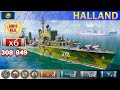 ✔ Ля ты крыса! Эсминец "Halland" X уровень Европа | [ WoWS ] World of WarShips Gameplay