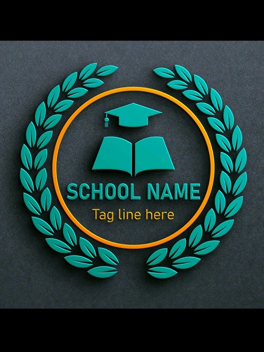 school logo design #youtubeshorts  #rasheedrgd #design #youtubevideos #ytshorts #illustrator