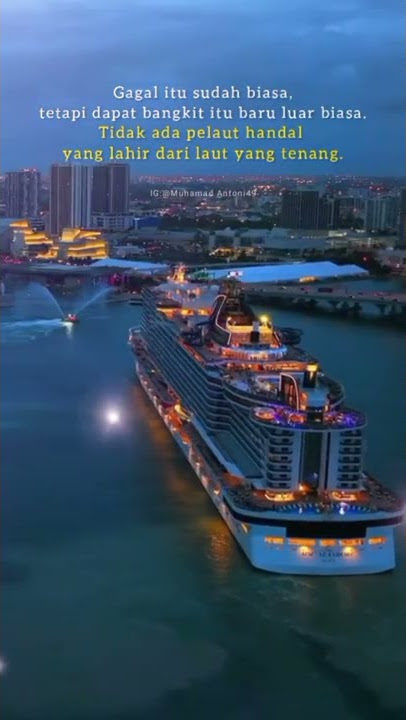 Story WhatsApp Kapal pesiar keren🚢❤️