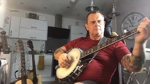 5 string banjo open g tuning  a tune I made up