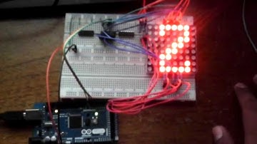 [Arduino] Matriz Led 8x8 + 74HC595(columnas)