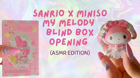 ($100 Blind Box Haul) -- Miniso x Sanrio My Melody Unboxing ASMR