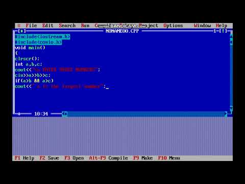 C++ PROGRAM TO FIND THE LARGEST NUMBER OUT OF THREE NUMBERS