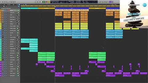 Logic Pro X Template Walhalla ( Trance ) #logicproxtemplate #logicprox #logicpro