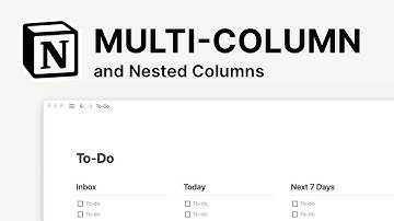 Create Multi-Columns (and Nested Columns) in Notion