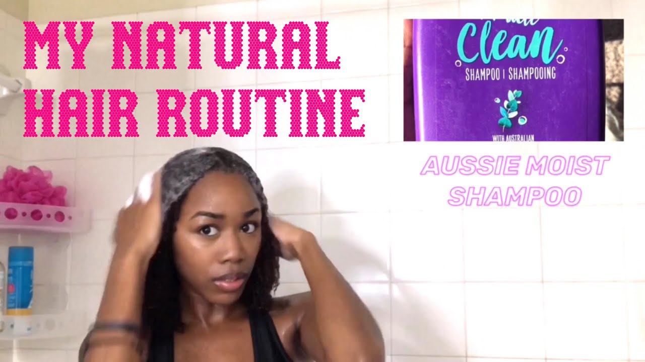 MY NATURAL HAIR ROUTINE - YouTube