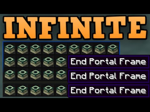 GET INFINITE END PORTAL FRAMES IN HYPIXEL SKYBLOCK! *PATCHED* #shorts