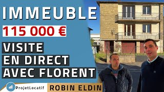 Immeuble 115 000€ !! Visite en direct avec Florent !