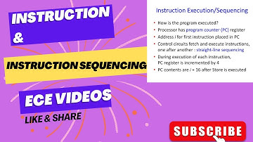 Instruction and instruction sequencing