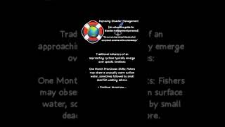 Traditional prediction about pre - cyclone.#cyclone #preparedness # disaster #mitigation #alert