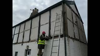 Timber frame lime render insulated with expanded cork, thanks Ty Mawr!