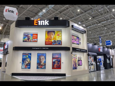 The future of color ePaper signage is now! - video from E Ink