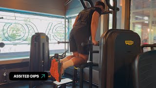 6. Assisted dips