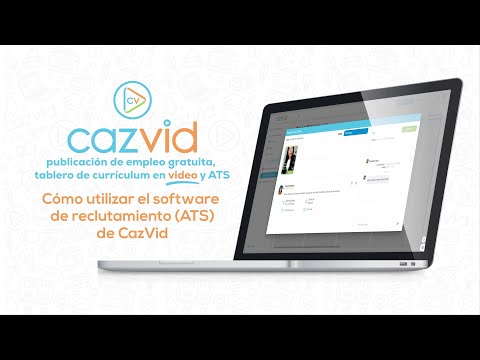 Cómo utilizar CazVid ATS | Sistema de seguimiento de solicitantes - video from CazVid