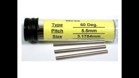 14 - Thread Wire Calibration - Audit 2021