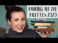 Ranking ALL the Palettes I Bought in 2020 | collab with Mariam