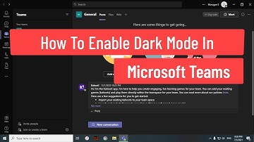 How to Enable Dark Mode In Microsoft Teams