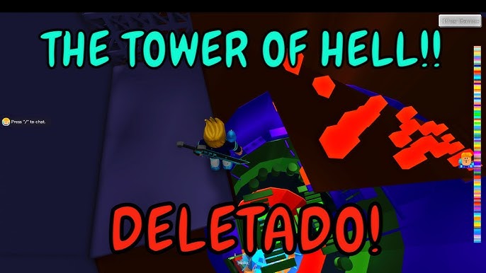 ROBLOX TOWER OF HELL NA TORRE MAIS DIFÍCIL - Brancoala Games 