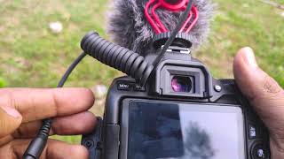 How to setup external mic on DSLR | Boya by-mm1 || Setup external mic on canon 200d ii