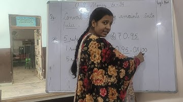 Class-3rd Ch-9 Money Ex-34 Qno. 4-5 (Composite mathematics)