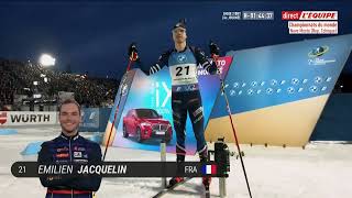 BIATHLON 2024 CHAMPIONNATS DU MONDE NOVE MESTO SPRINT HOMMES 2024