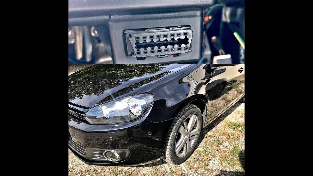 VW Golf 6 2011 OBD2 Port Location