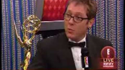 Spader backstage at the Emmys, Sept. 19, 2004