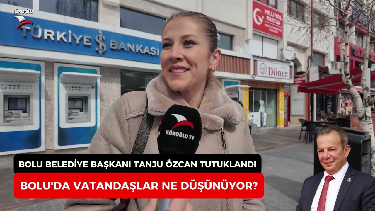 Bolu'da vatandaşlar, Tanju Özcan'ı destekliyor! 