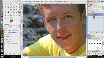 GIMP: Reduce harsh shadows on the face