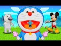 ماين كرافت لكن دورايمون ياكل جمسه