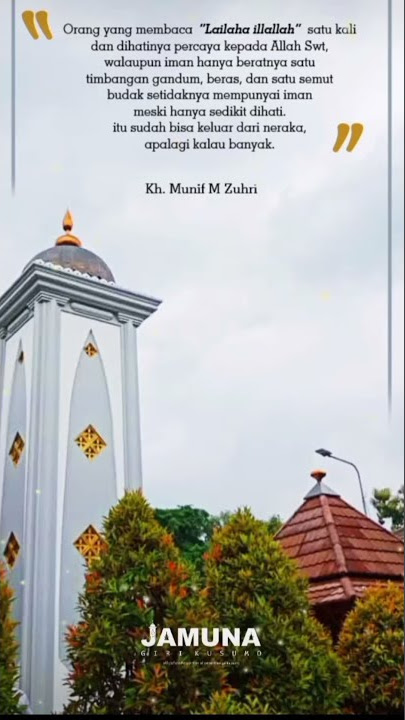Story WA (Buat renungan) Simbah KH.Munif Muhammad Zuhri.Girikusumo