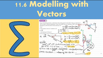11.6 Modelling with vectors (PURE 1- Chapter 11: Vectors)
