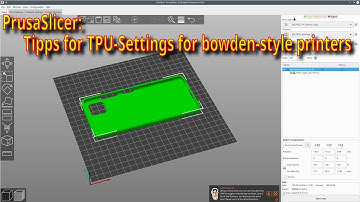 PrusaSlicer: Tips for TPU settings for bowden-style printers