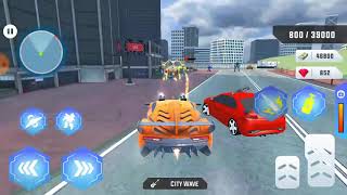 Flying Police Helicopter Car Transform Robot Gameplay #6 screenshot 4