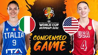 Italy 🇮🇹 v USA 🇺🇸 | Extended Highlights | FIBA Women's Basketball World Cup 2026 screenshot 4