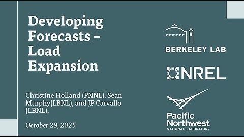 Developing Forecasts – Load Expansion