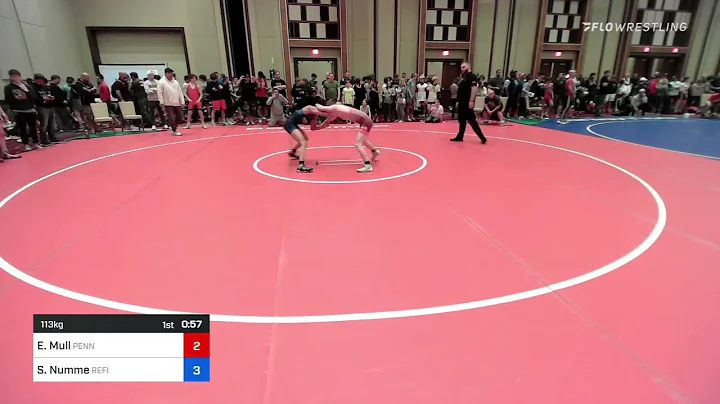 113 Kg Round Of 16 - Easton Mull, Pennsylvania Vs ...