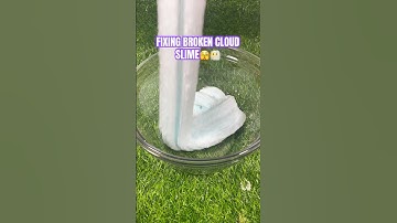 FIXING CLOUD SLIME🤢🫨 #slime #satisfying